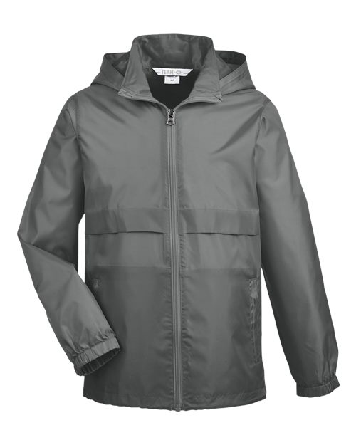 Team 365 TT73Y, Youth Zone Protect Lightweight Jacket, Sport Graphite