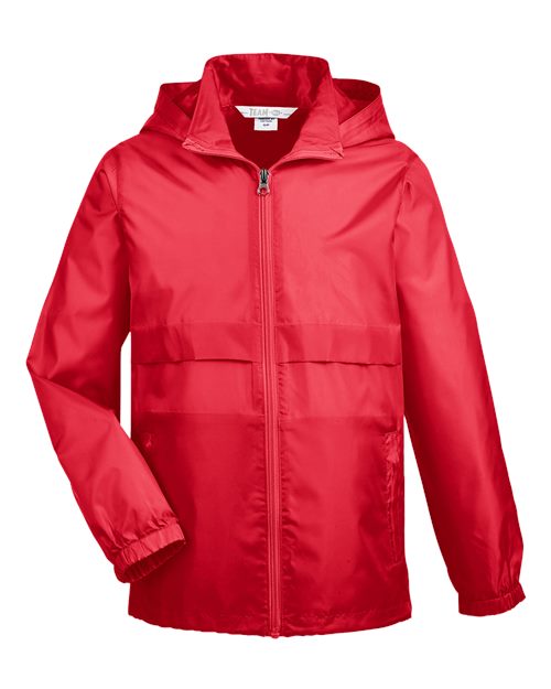 Team 365 TT73Y, Youth Zone Protect Lightweight Jacket, Sport Red