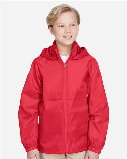 Team 365 TT73Y, Youth Zone Protect Lightweight Jacket, Sport Red