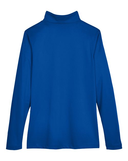 Harriton M748W, Women's Advantage Snag Protection Plus Quarter-zip Pullover, True Royal