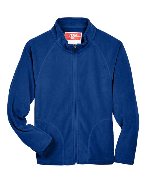 Team 365 TT90Y, Youth Campus Microfleece Jacket, Sport Royal