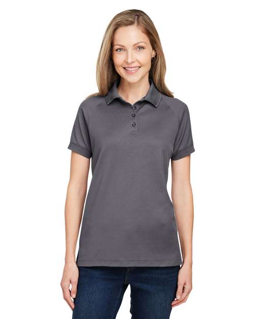 Women's Charge Snag and Soil Protect Polo - - 13954 Dark Charcoal 198B9 4-4.9 oz AB Exclusive Brands Antimicrobial CA New ab Harriton M208W Moisture-Management New AB Pique Polos Polos & Knits Polyester - 100% S&S Exclusive Brands Safety Short Sleeves Snag Resistant Sport Shirts Stain Resistant Tops Womens