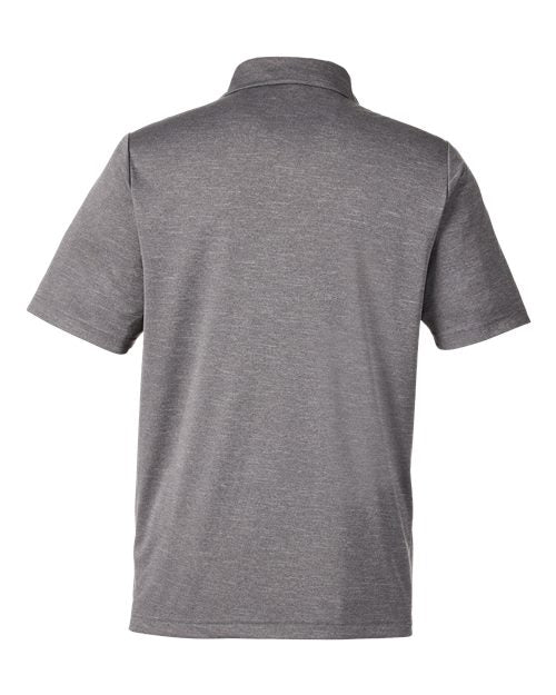 Team 365 TT51H, Men's Zone Sonic Heather Performance Polo, Dark Grey Heather