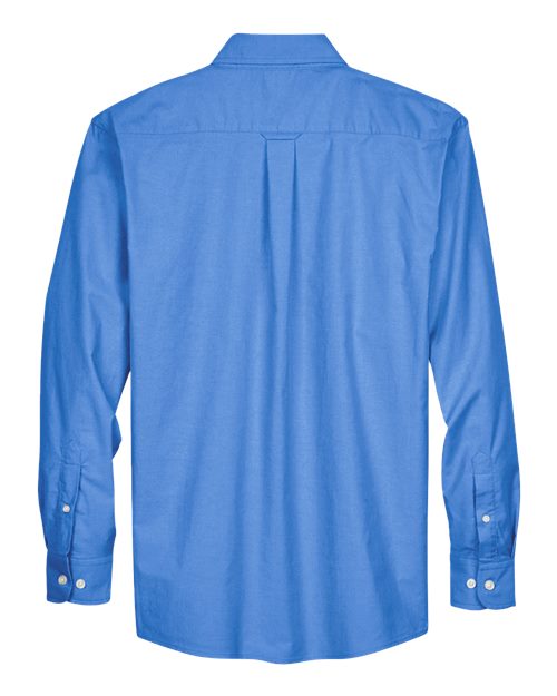 Harriton M600, Men's Oxford Shirt, French Blue
