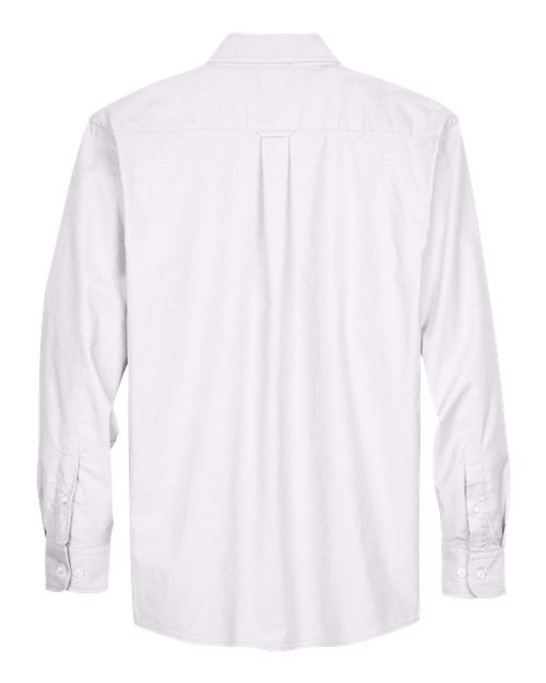 Harriton M600, Men's Oxford Shirt, White