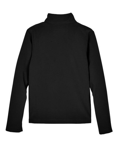 Team 365 TT80Y, Youth Leader Soft Shell Jacket, Black