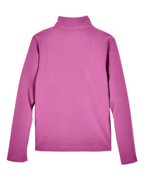 Team 365 TT80Y, Youth Leader Soft Shell Jacket, Sport Charity Pink