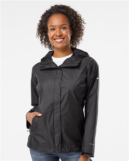 Women's Arcadia™ II Jacket - - 12302 15424 212481 Back to School 2025 CA Columbia Hooded Jackets Mesh Nylon Outerwear Packables Pockets Polyester Premium Fashion Rain Coats S&S Exclusive Brands Visible Logos Waterproof Womens