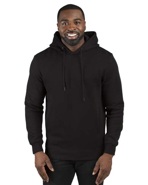 Unisex Ultimate Fleece Pullover Hooded Sweatshirt - - 14011 Black 320H 7-7.9 oz 789E0 8-8.9 oz CA New ab Fleece Fleece - Premium - Hood Hooded Mens & Unisex New AB Pullovers Recycled Sustainable Manufacturing Sustainable Materials Sustainable Styles Sweatshirts & Fleece Threadfast Apparel Tops