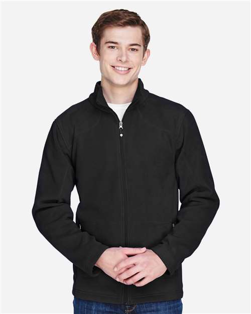 Men's Voyage Fleece Jacket - - 14060 Black 142D3 88172 AB Exclusive Brands CA New ab Full-Zips Jackets Mens & Unisex New AB North End Outerwear Performance S&S Deep Deals Zips