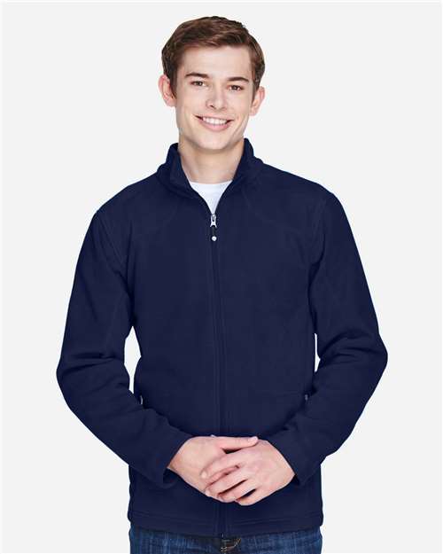 Men's Voyage Fleece Jacket - - 14060 Classic Navy 142D3 88172 AB Exclusive Brands CA New ab Full-Zips Jackets Mens & Unisex New AB North End Outerwear Performance S&S Deep Deals Zips