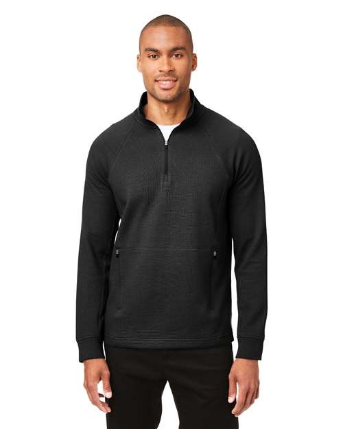 Men's Rhythm Waffle Quarter-Zip Pullover -  - 14080