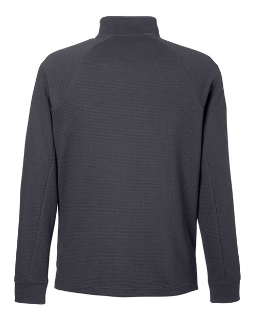 North End NE200, Men's Rhythm Waffle Quarter-zip Pullover, Carbon
