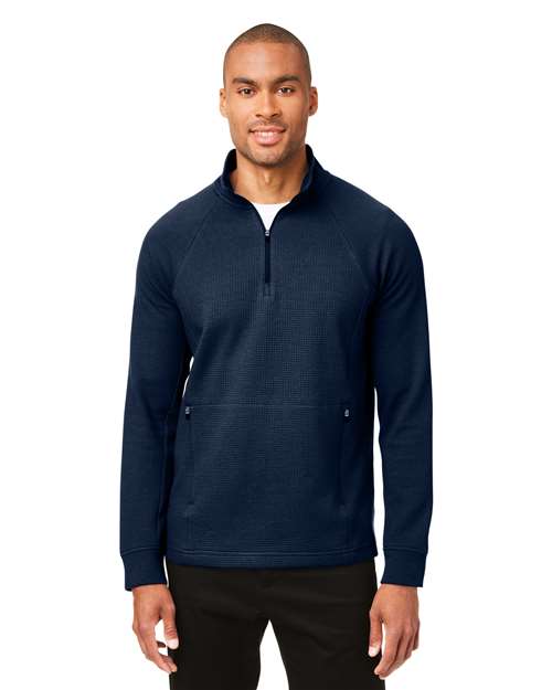 Men's Rhythm Waffle Quarter-Zip Pullover -  - 14080