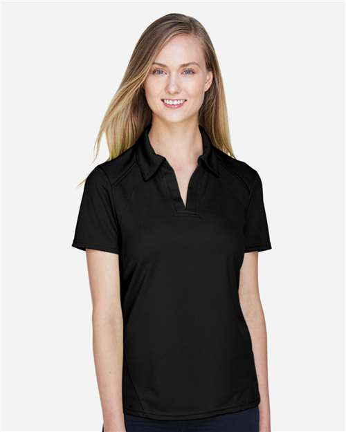 Women's Recycled Polyester Performance Pique Polo - - 14090 Black 2025 Polo Guide 2025 Polo Guide Activewear 2025 Polo Guide Activewear - Fitness & Wellness 237D3 5-5.9 oz 78632 AB Exclusive Brands CA New ab Moisture-Management New AB North End Performance Pique Polos Polos & Knits Polyester - 100% Recycled S&S Deep Deals S&S Exclusive Brands Short Sleeves Side Seams Sport Shirts Sun/UV Protection Tops V-Neck Womens