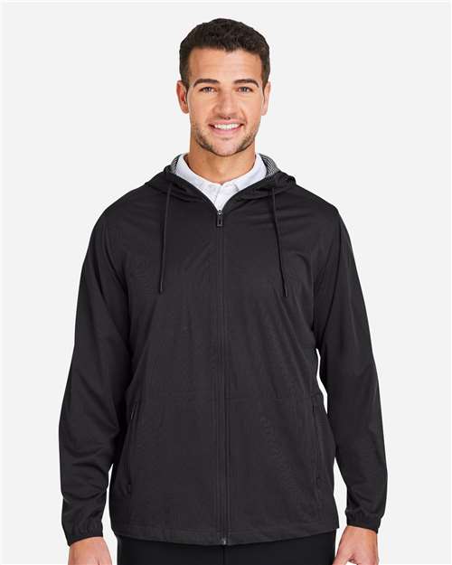 North End NE75, Men's Network Lightweight Jacket, Black Heather