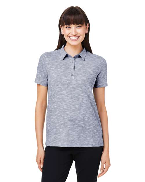 Women's Eclipse Jacquard Polo - - 14110 Classic Navy Heather 167D3 2025 Polo Guide 2025 Polo Guide Activewear 2025 Polo Guide Activewear - Athleisure 5-5.9 oz AB Exclusive Brands Antimicrobial CA New ab Cotton Moisture-Management NE115W New New AB North End Performance Polos Polos & Knits Polyester Recycled Short Sleeves Side Seams Sport Shirts Tops Womens