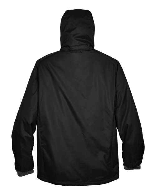 North End 88130, Men's 3-in-1 Insulated Jacket, Black