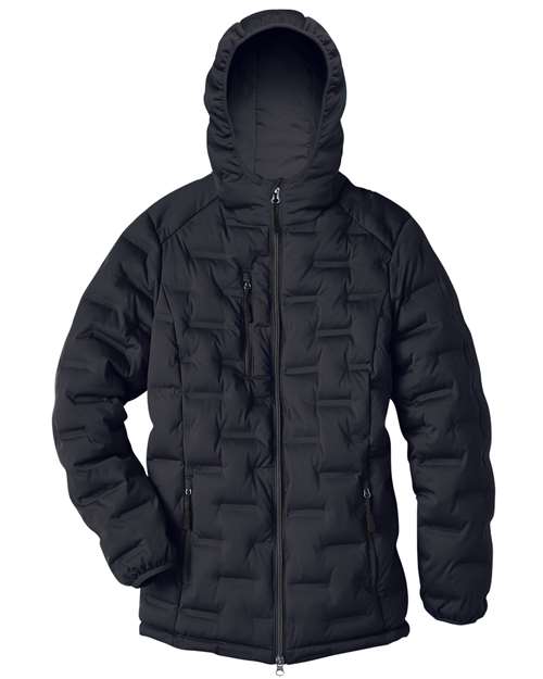 North End NE708W, Women's Utk Subdown Loft Puffer Jacket, Black/ Carbon