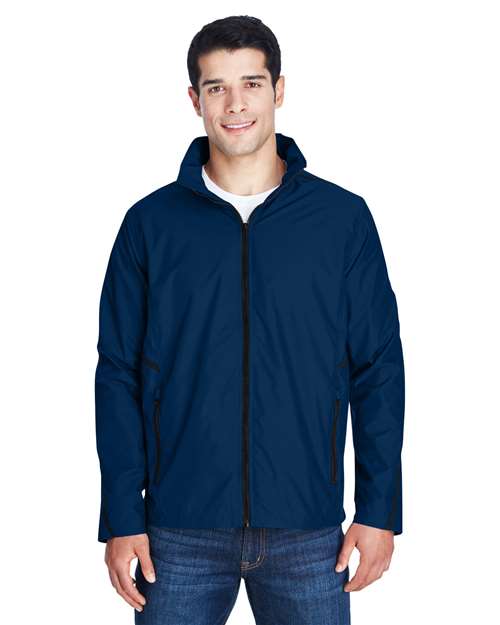 Unisex Conquest Jacket with Mesh Lining - - 14178 Sport Dark Navy 726D9 AB Exclusive Brands Activewear CA New ab Full-Zips Hooded Jackets Mens & Unisex New AB Nylon Outerwear Performance S&S Exclusive Brands Team 365 TT70 Zips