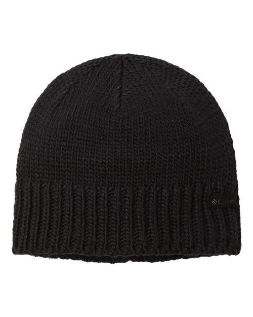 Cascade Peak™ II Beanie - - 14191 Black One Size 205316 20624 Beanies Columbia Headwear Outerwear Polyester - 100% Recycled S&S Exclusive Brands