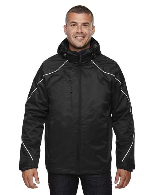 Men's Tall Angle 3-in-1 Jacket with Bonded Fleece Liner - - 14229 Black 149D3 88196T AB Exclusive Brands CA New ab Hooded Jackets Mens & Unisex New AB North End Outerwear Performance Polyester - 100% S&S Deep Deals S&S Exclusive Brands Talls Thermals