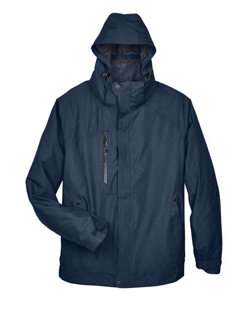 North End 88178, Men's Caprice 3-in-1 Jacket With Soft Shell Liner, Classic Navy