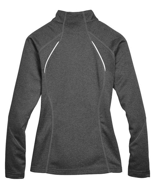 North End 78174, Women's Gravity Performance Fleece Jacket, Carbon Heather
