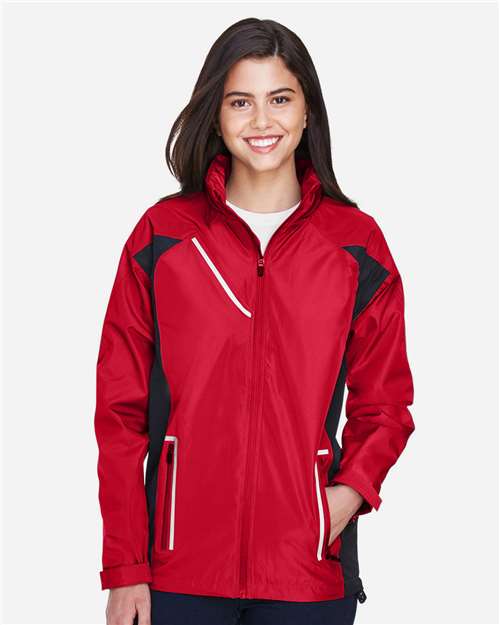 Team 365 TT86W, Women's Dominator Waterproof Jacket, Sport Red