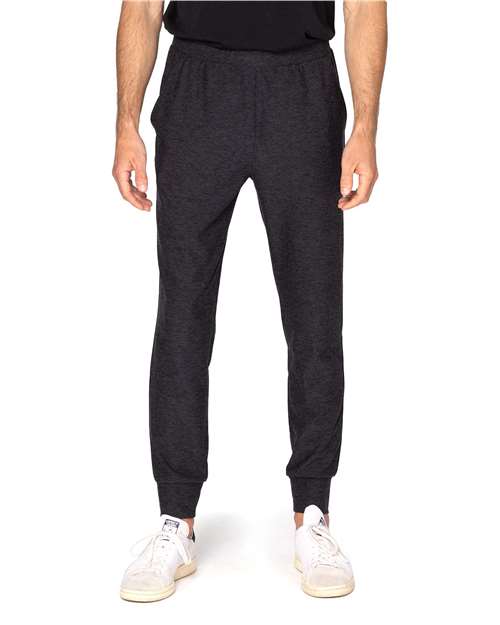 Unisex Impact Joggers - - 14319 Black Heather 380P 797E0 Bottoms CA New ab Classic & Joggers Mens & Unisex New AB Pants Pockets Recycled Spandex Sustainable Materials Sustainable Styles Sweatpants Tear Away Threadfast Apparel
