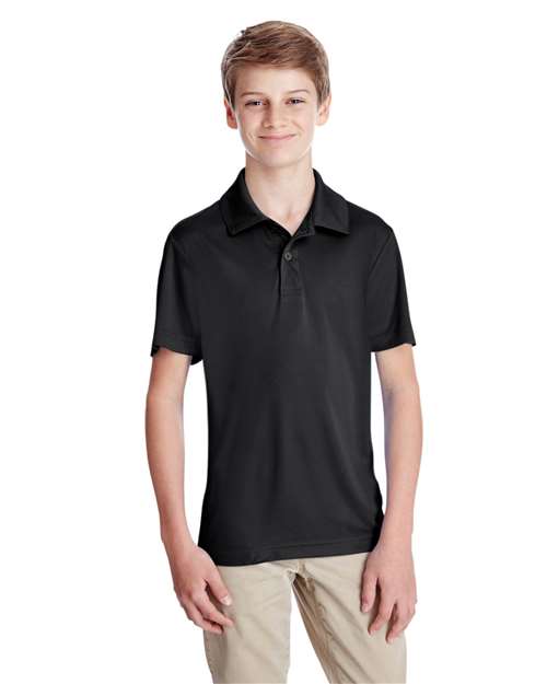 Youth Zone Performance Polo - - 14328 Black 2025 Polo Guide 2025 Polo Guide Activewear 2025 Polo Guide Activewear - Fitness & Wellness 3-3.9 oz 724D9 AB Exclusive Brands Activewear CA New ab Moisture-Management New AB Performance Polos Polos & Knits Polyester - 100% S&S Exclusive Brands Short Sleeves Side Seams Spiritwear Sport Shirts Sun/UV Protection Team 365 Tops TT51Y Youth