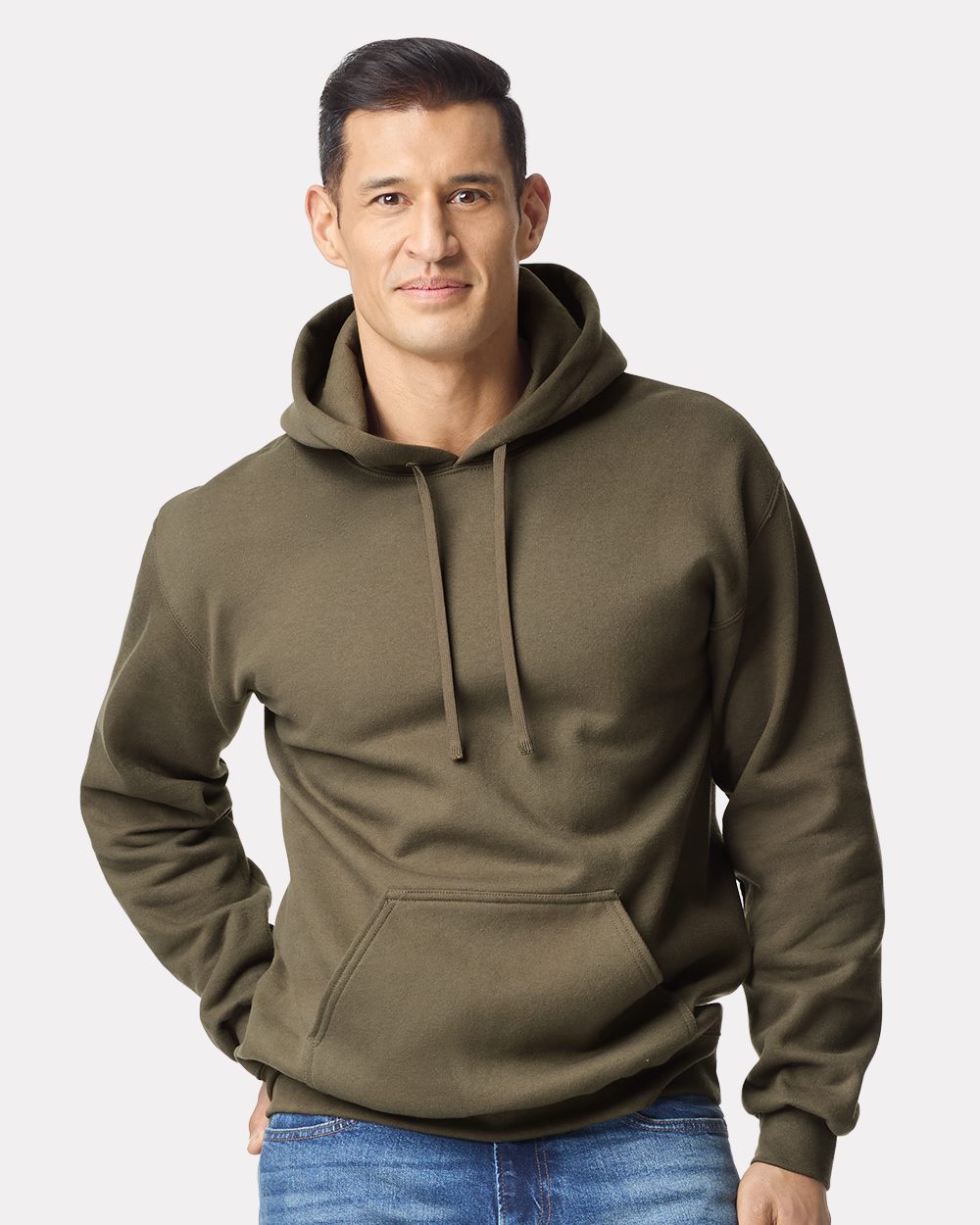 Gildan 19500, Unisex Hammer Maxweight Hooded Sweatshirt, Blue Dusk