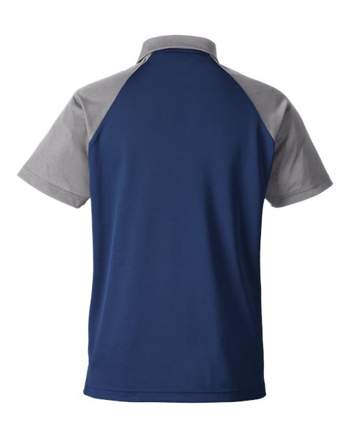 Team 365 TT21C, Men's Command Snag-protection Colorblock Polo, Sport Dark Navy/ Sport Graphite