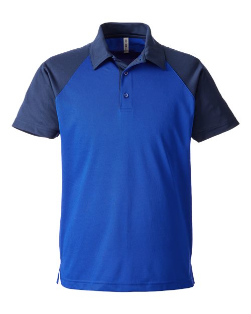 Team 365 TT21C, Men's Command Snag-protection Colorblock Polo, Sport Royal/ Sport Dark Navy