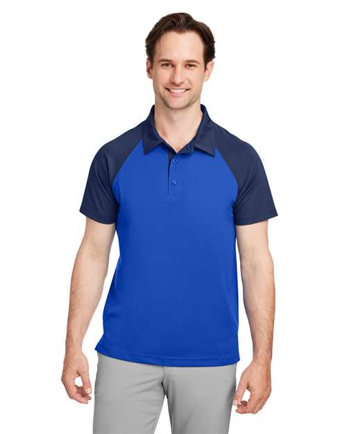 Men's Command Snag-Protection Colorblock Polo - - 14336 Sport Royal Sport Dark Navy 4-4.9 oz 691D9 AB Exclusive Brands Activewear Antimicrobial CA New ab Mens & Unisex Moisture-Management New AB Performance Pique Polos Polos & Knits Polyester - 100% S&S Exclusive Brands Short Sleeves Snag Resistant Spiritwear Sport Shirts Sun/UV Protection Team 365 Tops TT21C
