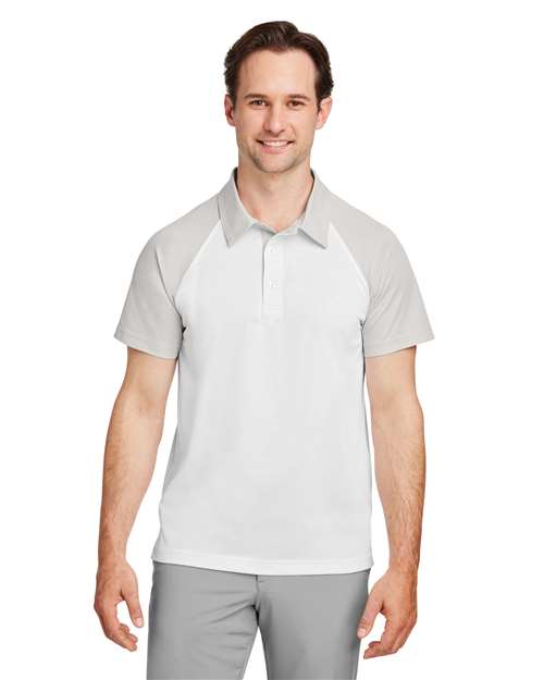 Men's Command Snag-Protection Colorblock Polo - - 14336 White Sport Silver 4-4.9 oz 691D9 AB Exclusive Brands Activewear Antimicrobial CA New ab Mens & Unisex Moisture-Management New AB Performance Pique Polos Polos & Knits Polyester - 100% S&S Exclusive Brands Short Sleeves Snag Resistant Spiritwear Sport Shirts Sun/UV Protection Team 365 Tops TT21C