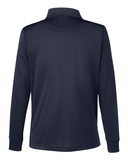 Harriton M348LW, Women's Advantage Snag Protection Plus Il Long Sleeve Polo, Dark Navy
