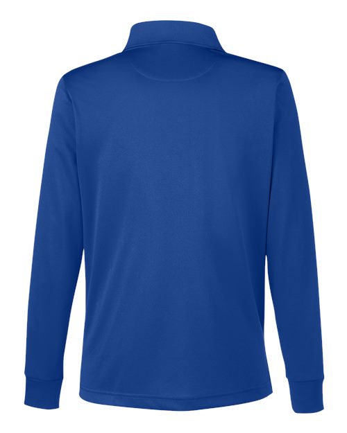 Harriton M348LW, Women's Advantage Snag Protection Plus Il Long Sleeve Polo, True Royal