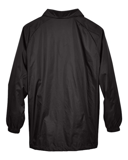 Harriton M775, Unisex Nylon Staff Jacket, Black