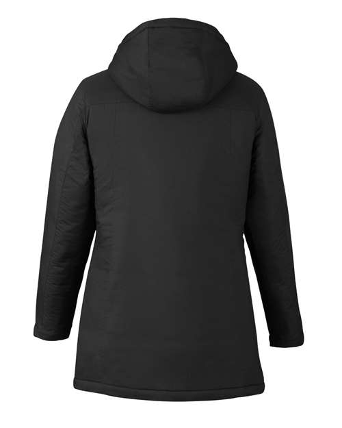 CORE365 CE725W, Women's Inspire 3-in-1 Jacket With Insulated Liner, Black/ Carbon