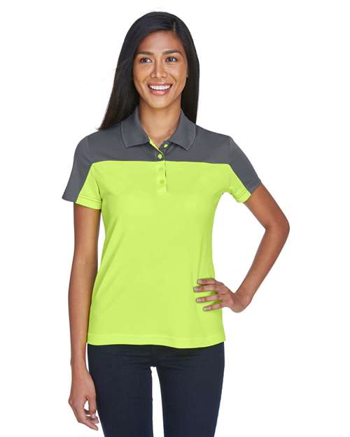 Women's Balance Colorblock Performance Piqué Polo - - 14487 Safety Yellow Carbon 256A7 4-4.9 oz AB Exclusive Brands Antimicrobial CA New ab CE101W CORE365 Explore Industrial & Workwear Explore Industrial & Workwear - Safety Explore School & Team - Coaches Explore School & Team - Teams Explore School & Teams Moisture-Management New AB Performance Pique Polos Polos & Knits Polyester - 100% S&S Exclusive Brands Safety Short Sleeves Side Seams Sport Shirts Sun/UV Protection Tops Womens