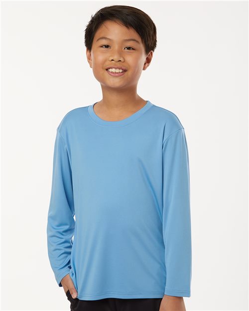 Youth Pro-Lock Performance Long Sleeve T-Shirt - - 12548 00996 48400Y AllPro AllPro Pro-Lock Camps Get the Look - AllPro - 2 Long Sleeves New Polyester Polyester - 100% S&S Exclusive Brands Say Yes to S&S Side Seams Socially Conscious Manufacturing Summer Style Guide 2024 - Camps Sustainable Manufacturing Sustainable Styles T-Shirts T-Shirts - Long Sleeve Tear Away Tops Triple Threat Essentials Youth