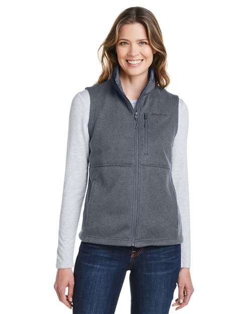 Women's Dropline Vest - - 14659 Steel Onyx 690D1 CA New ab Fleece Full-Zips Jackets M13225 Marmot New AB Outerwear Pockets Polyester - 100% Vests Visible Logos Womens Zips