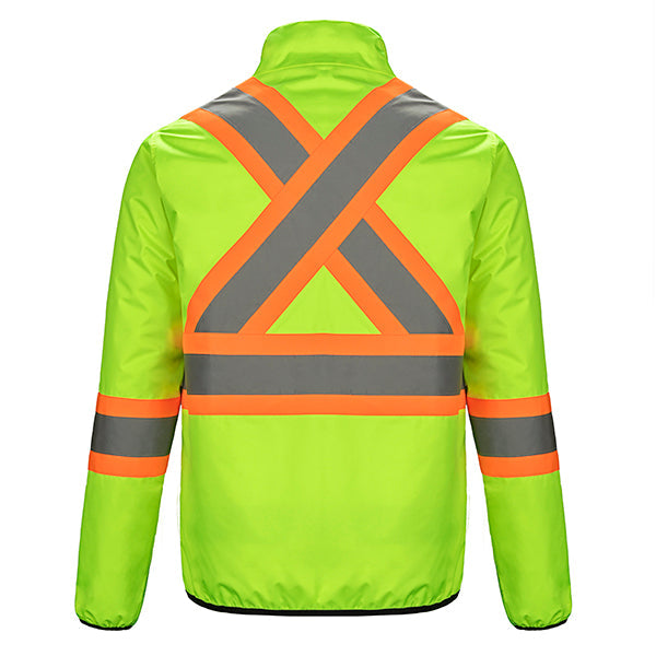 L01260 - Safeguard - Reversible Hi-Vis Insulated Jacket 1260 adult CX2 Hi-Vis mens