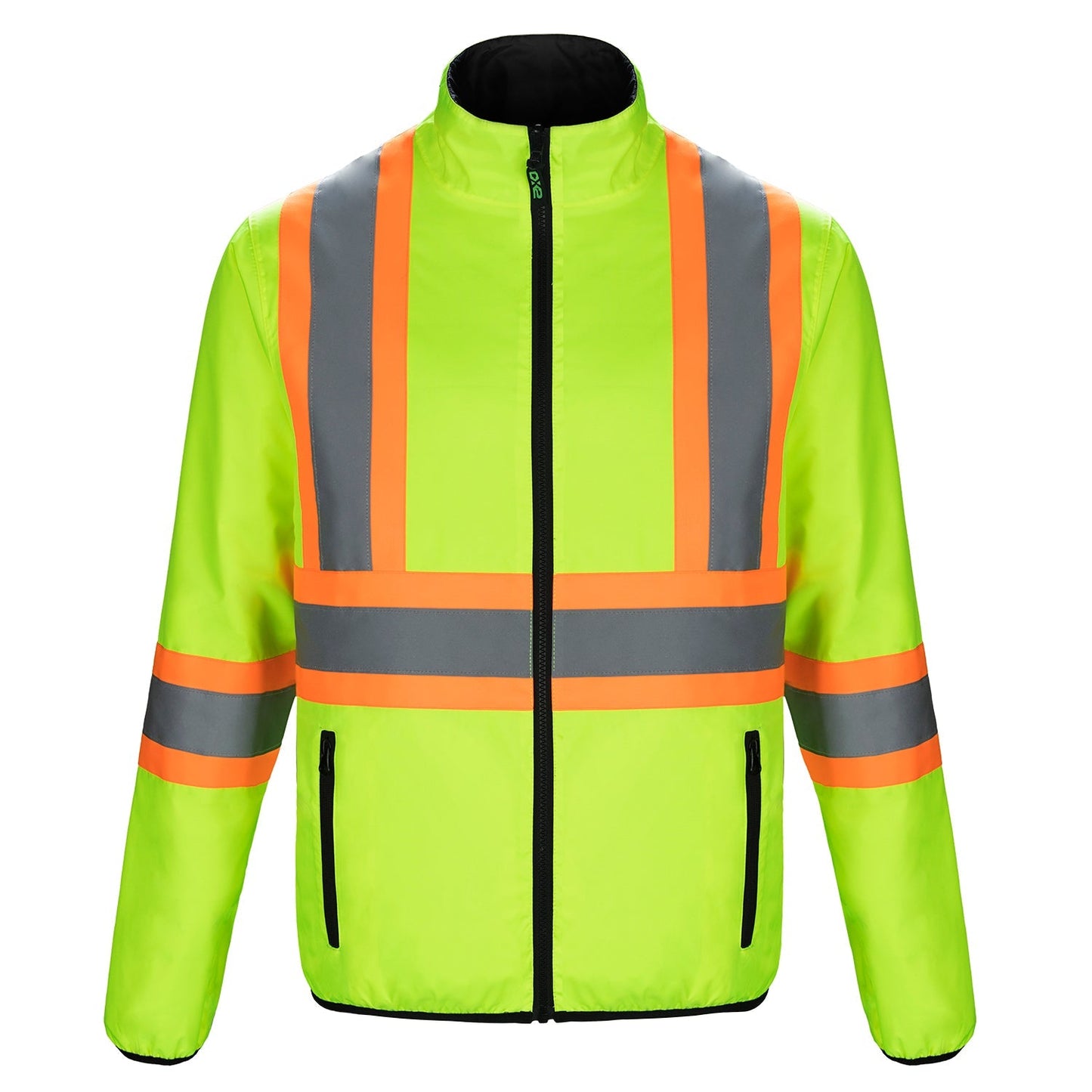 L01260 - Safeguard - Reversible Hi-Vis Insulated Jacket Hi-Vis Yellow 1260 adult CX2 Hi-Vis mens