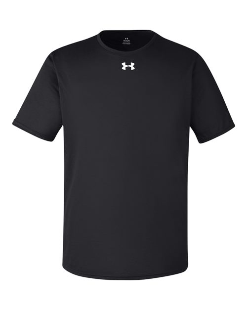 Under Armour 1376842, Men's Team Tech T-shirt, Black/ White
