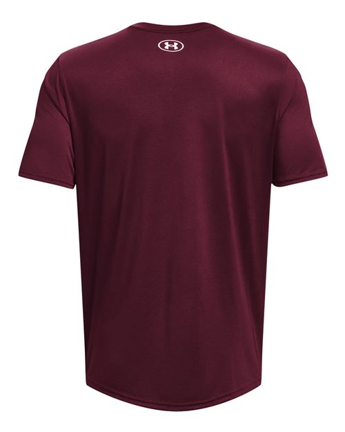 Under Armour 1376842, Men's Team Tech T-shirt, Maroon/ White