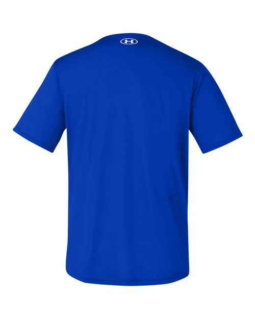 Under Armour 1376842, Men's Team Tech T-shirt, Royal/ White