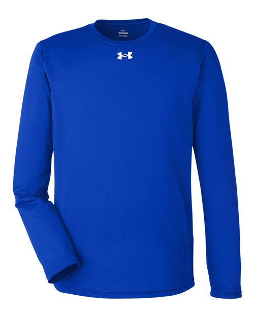 Under Armour 1376843, Men's Team Tech Long Sleeve T-shirt, Royal/ White