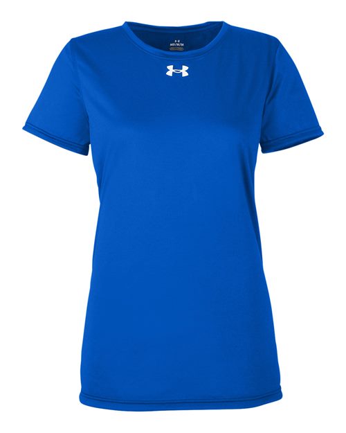 Under Armour 1376847, Women's Team Tech T-shirt, Royal/ White